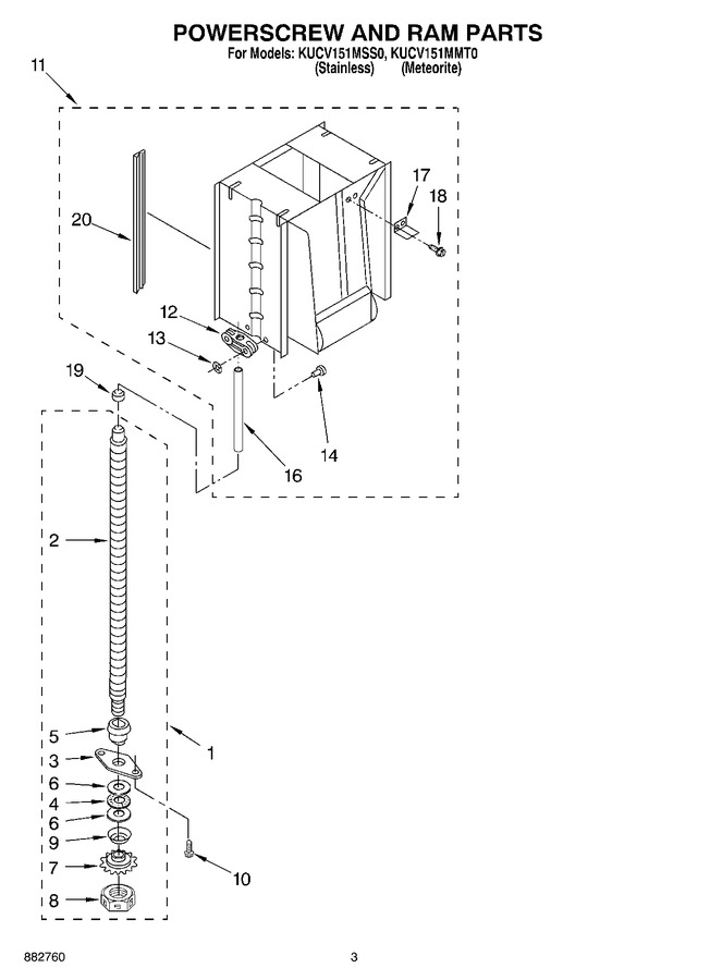 Diagram for KUCV151MSS0
