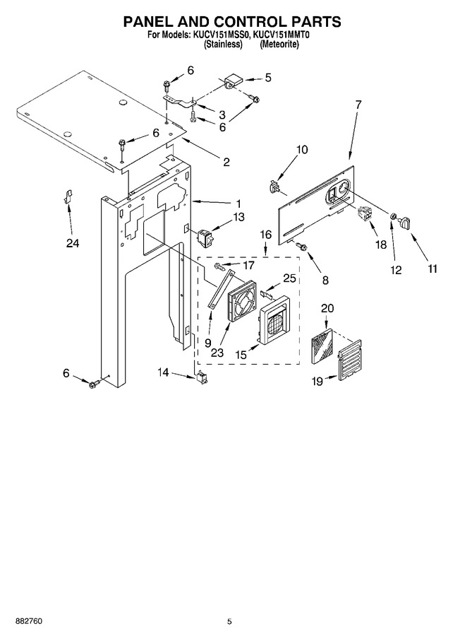 Diagram for KUCV151MSS0