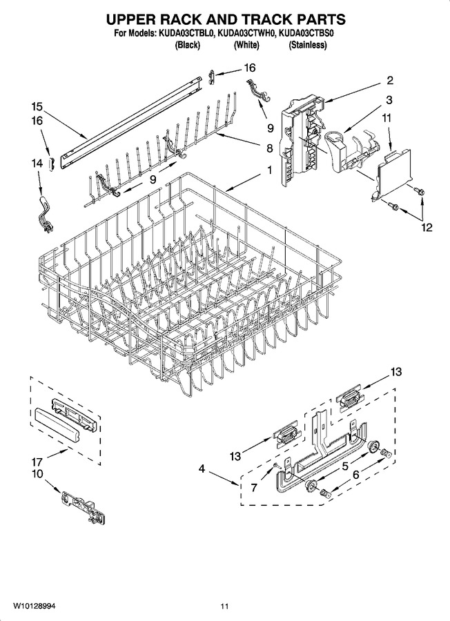 Diagram for KUDA03CTBL0