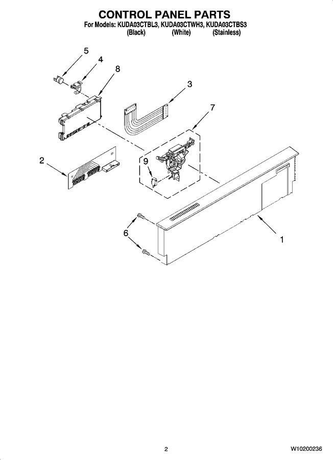 Diagram for KUDA03CTWH3