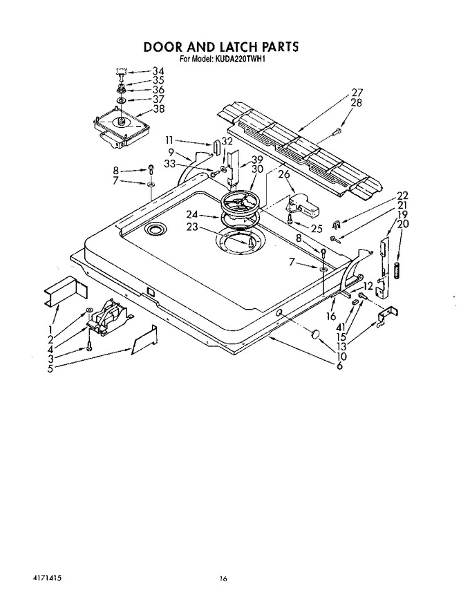 Diagram for KUDA220TWH1