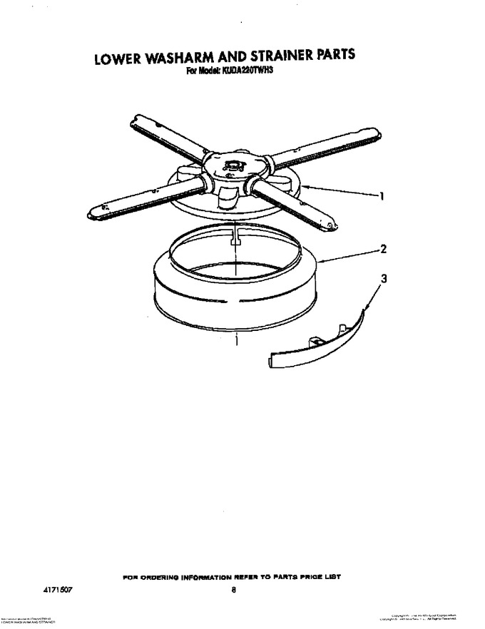 Diagram for KUDA220TWH3