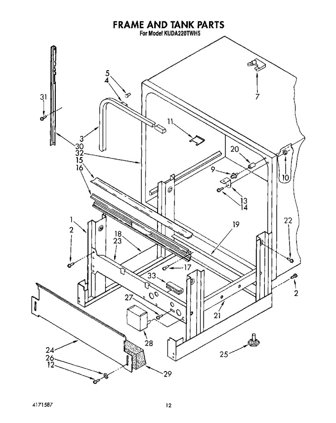 Diagram for KUDA220TWH5