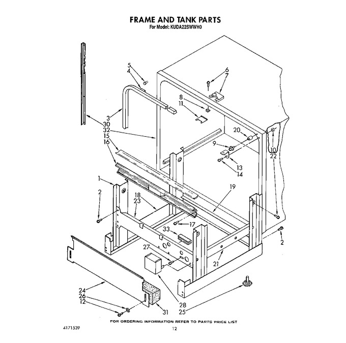 Diagram for KUDA22SWWH0