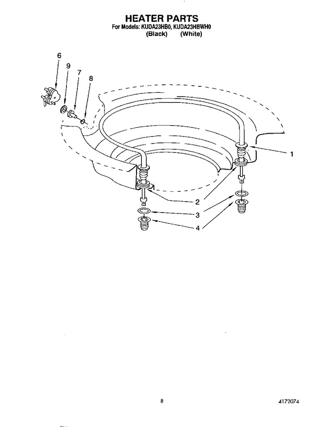 Diagram for KUDA23HBWH0