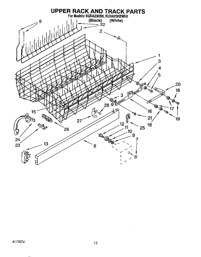 Diagram for KUDA23HBWH0