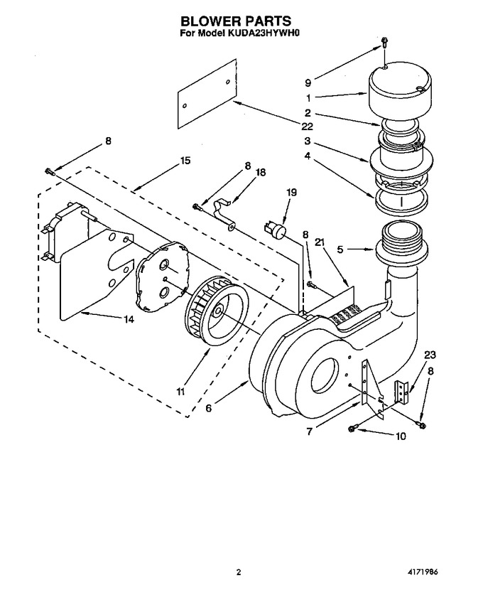 Diagram for KUDA23HYWH0