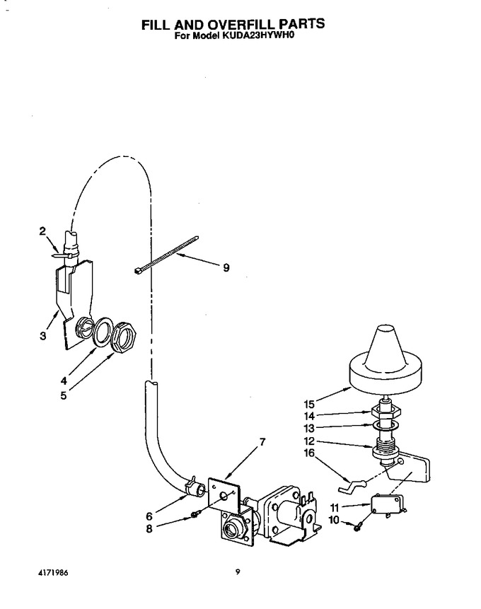 Diagram for KUDA23HYWH0