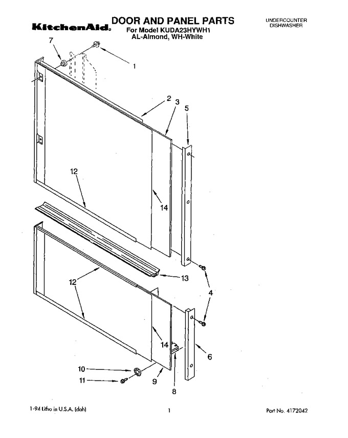 Diagram for KUDA23HYWH1