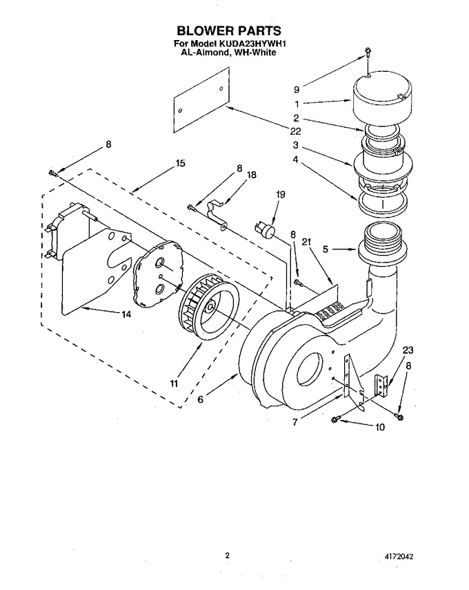 Diagram for KUDA23HYWH1