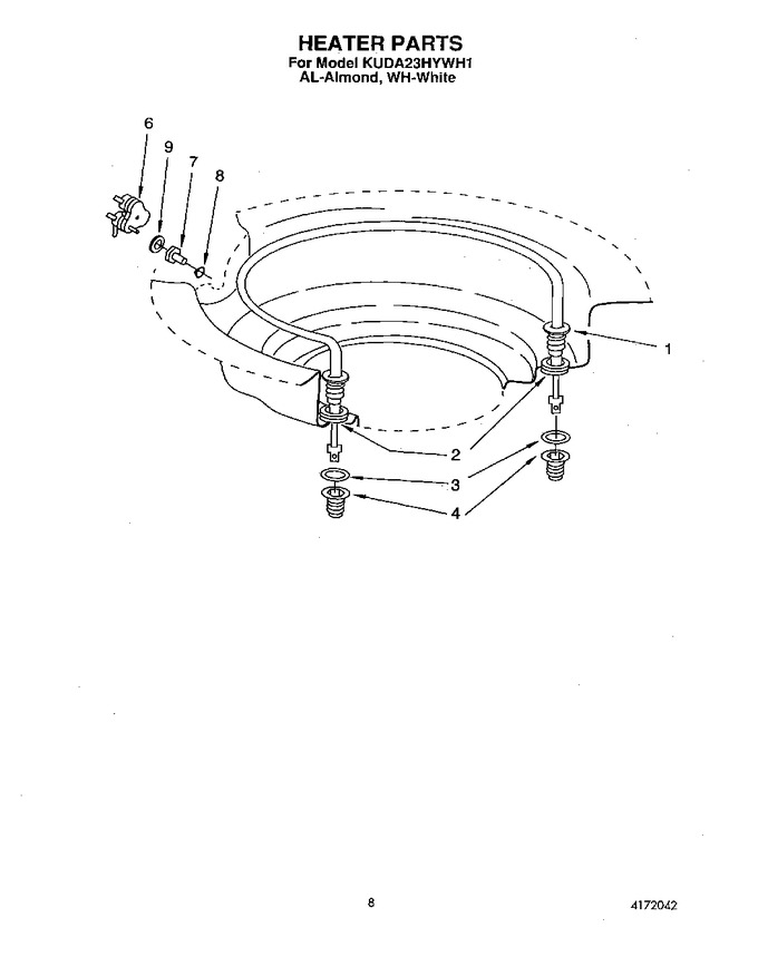 Diagram for KUDA23HYWH1