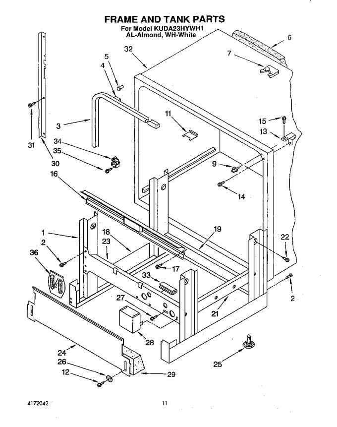 Diagram for KUDA23HYWH1