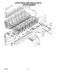 Diagram for 10 - Upper Rack And Track