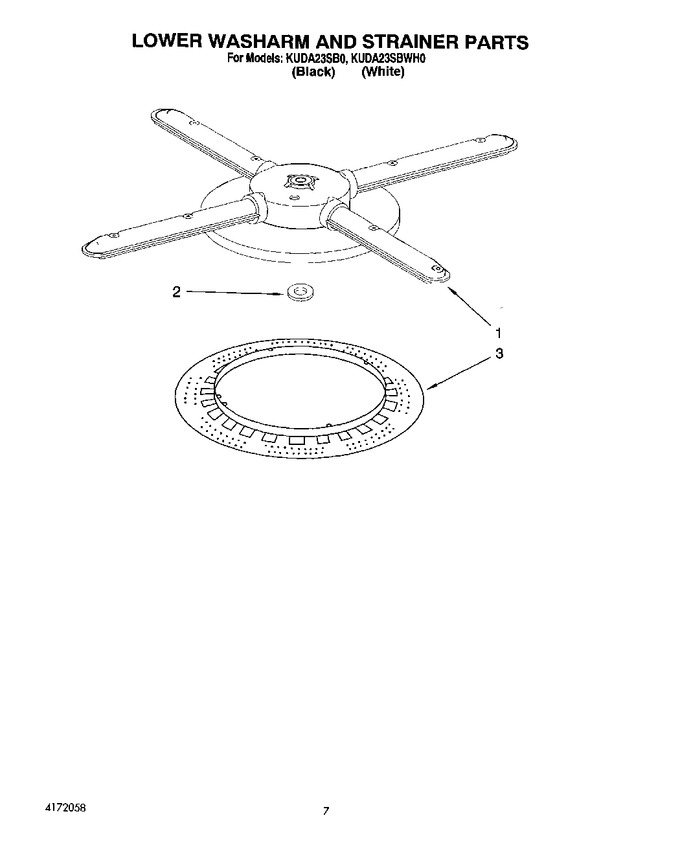 Diagram for KUDA23SBWH0
