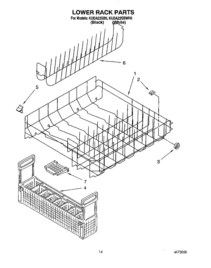 Diagram for KUDA23SBWH0