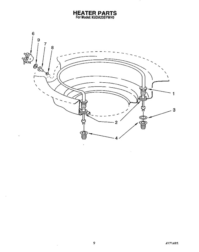 Diagram for KUDA23SYWH0
