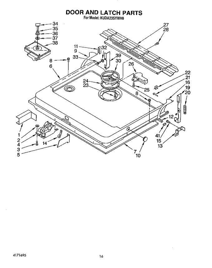 Diagram for KUDA23SYWH0