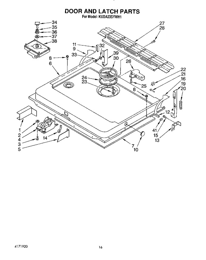Diagram for KUDA23SYWH1