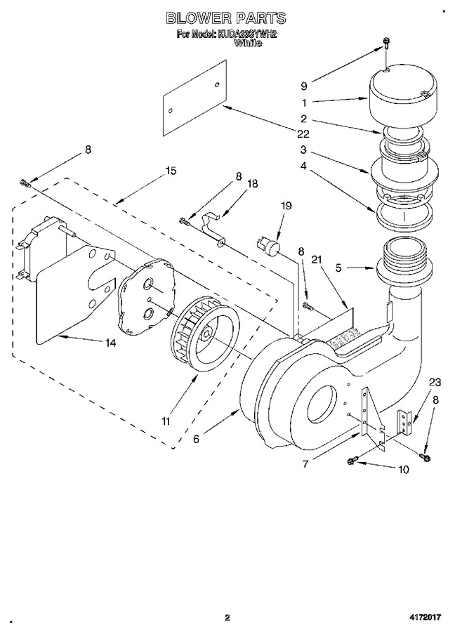 Diagram for KUDA23SYWH2