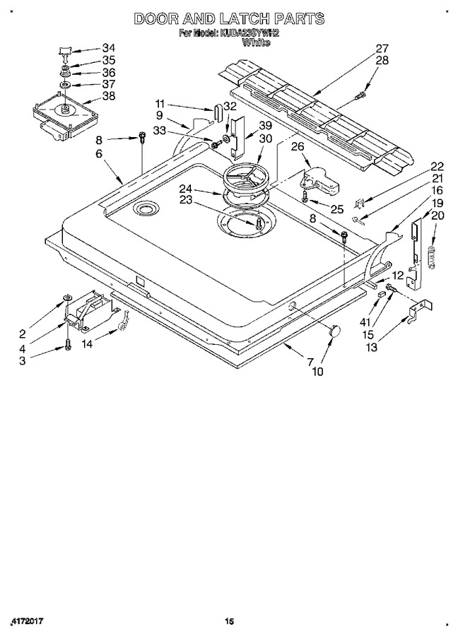 Diagram for KUDA23SYWH2