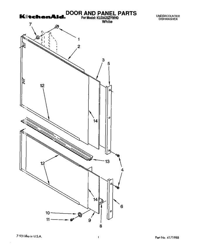 Diagram for KUDA23ZYWH0