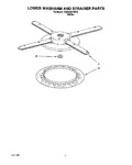 Diagram for 05 - Lower Washarm And Strainer