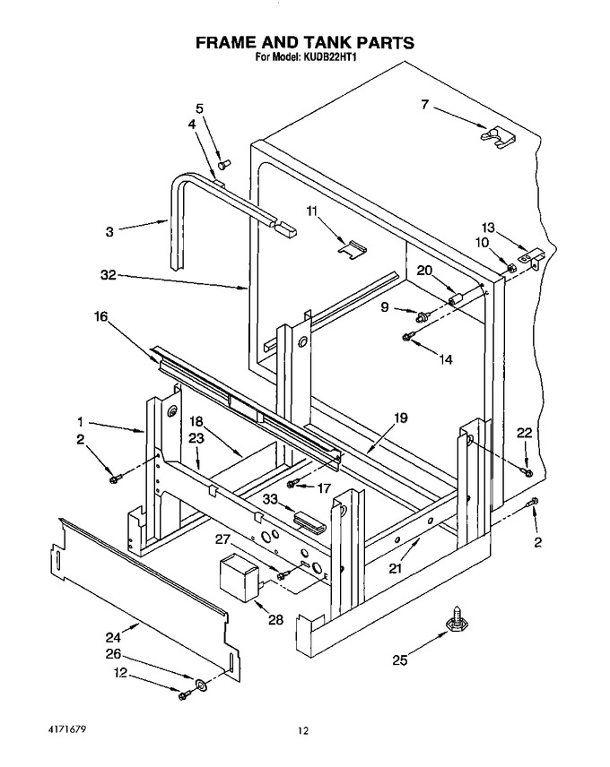 Diagram for KUDB22HT1