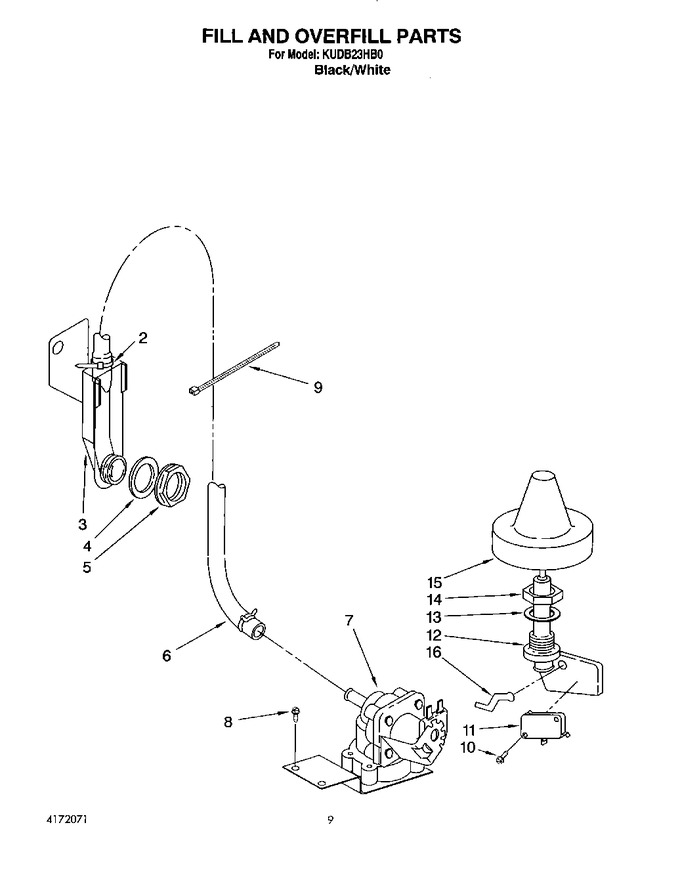 Diagram for KUDB23HB0