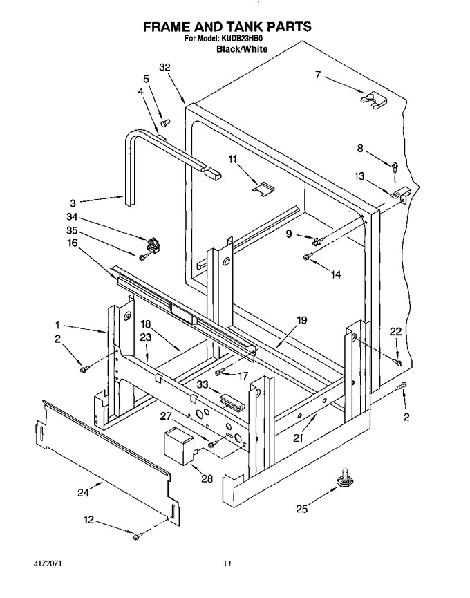 Diagram for KUDB23HB0