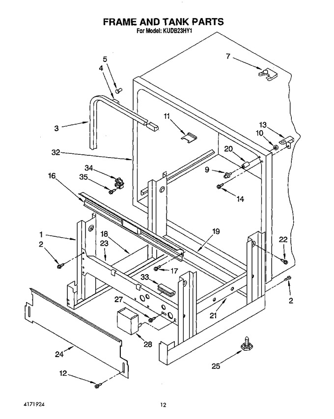 Diagram for KUDB23HY1