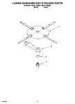 Diagram for 04 - Lower Washarm And Strainer Parts