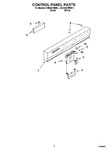 Diagram for 02 - Control Panel Parts