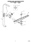 Diagram for 10 - Upper Wash And Rinse Parts
