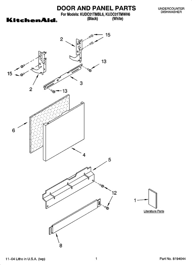 Diagram for KUDC01TMWH6