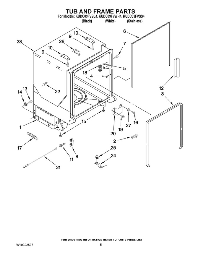Diagram for KUDC03FVWH4