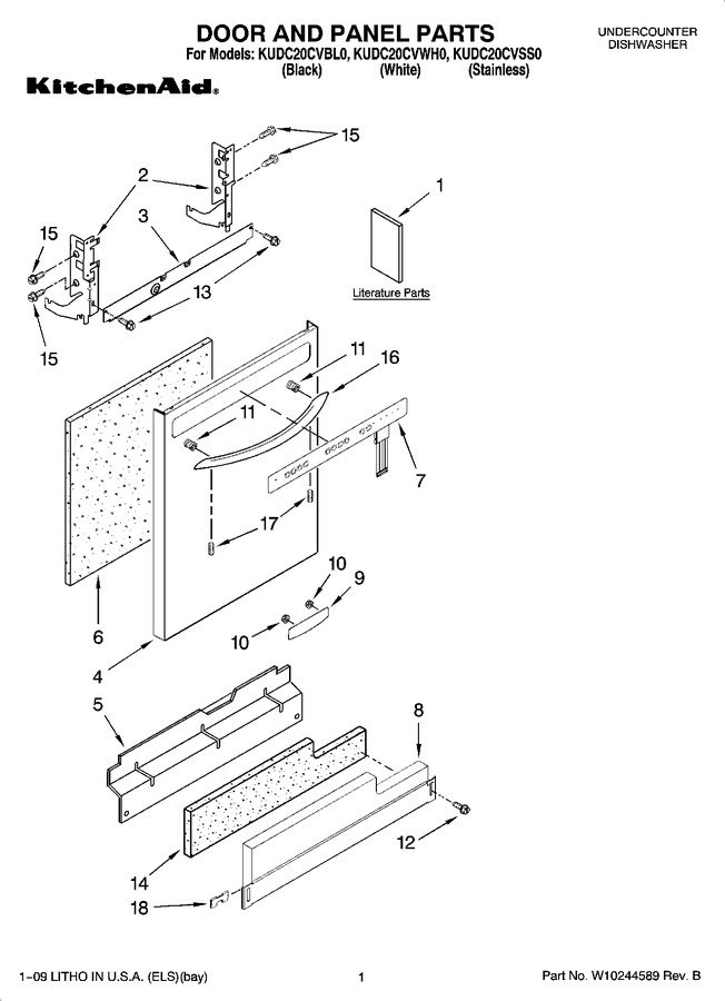 Diagram for KUDC20CVWH0