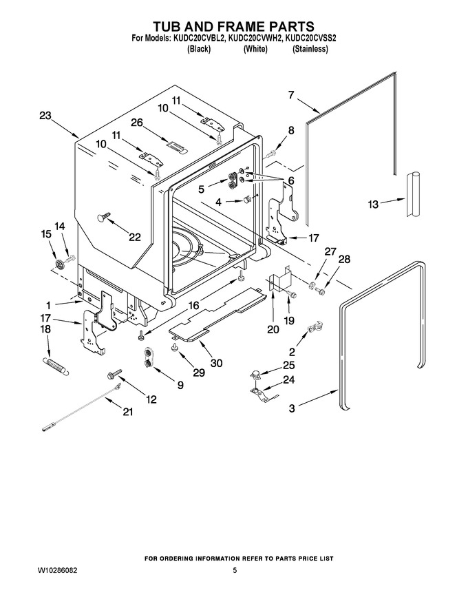 Diagram for KUDC20CVWH2
