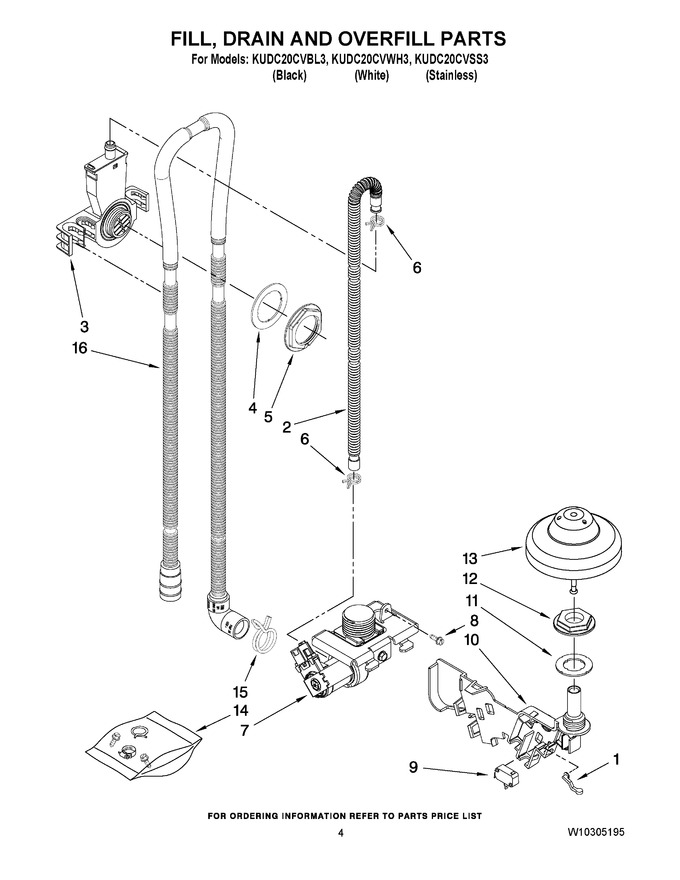 Diagram for KUDC20CVWH3