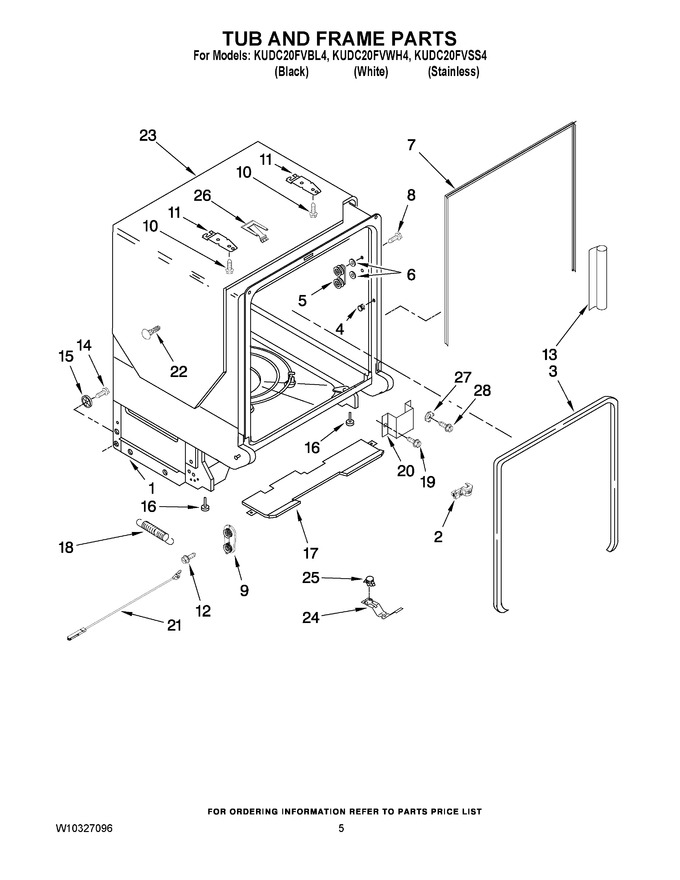 Diagram for KUDC20FVWH4