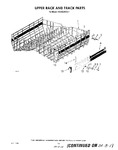 Diagram for 11 - Upper Rack And Track