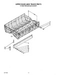 Diagram for 11 - Upper Rack And Track