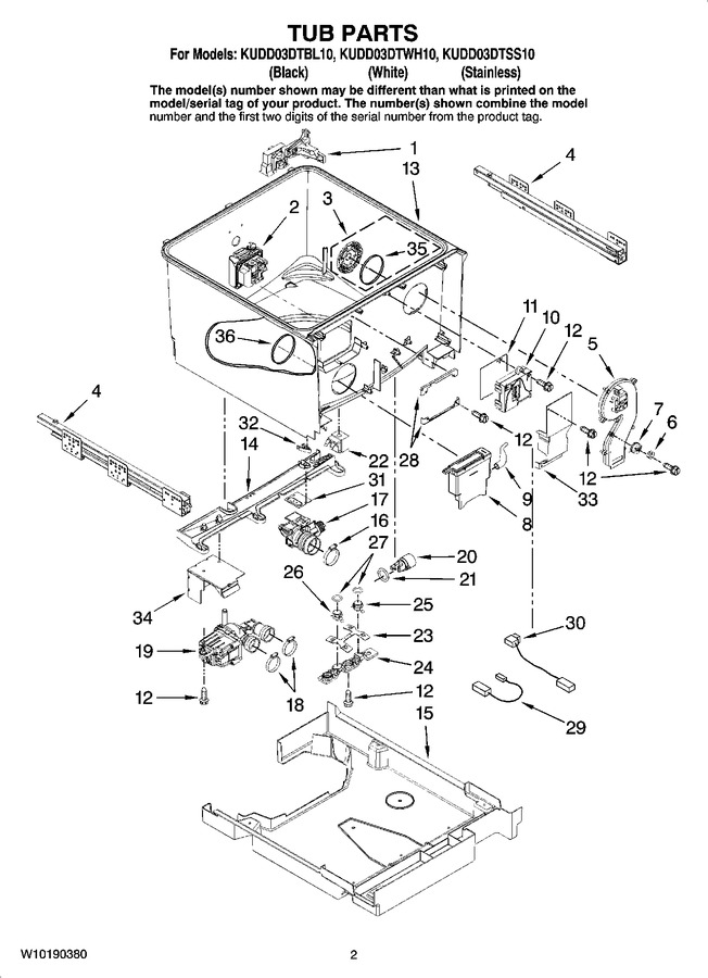 Diagram for KUDD03DTBL10