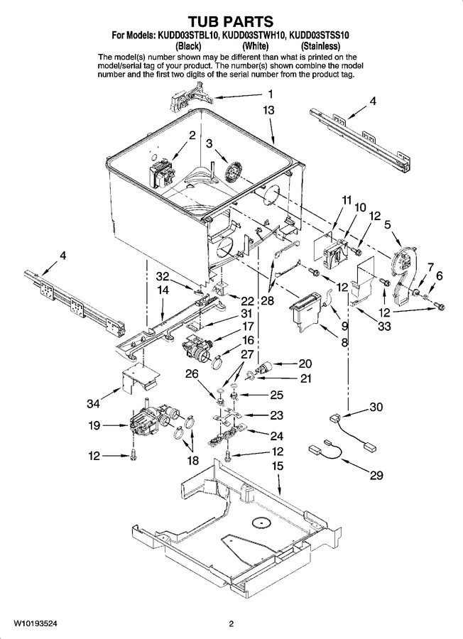 Diagram for KUDD03STBL10