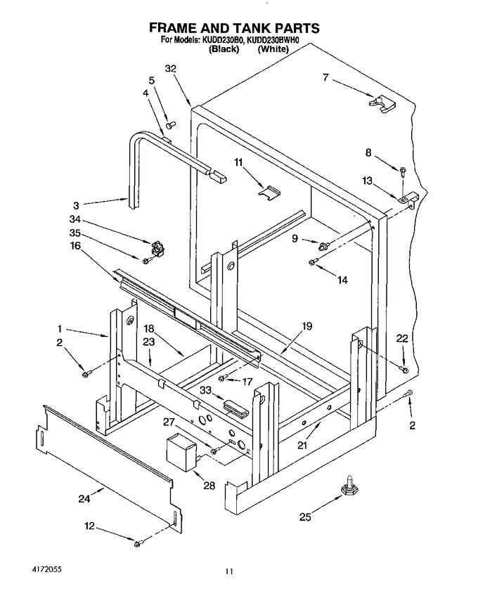 Diagram for KUDD230BWH0