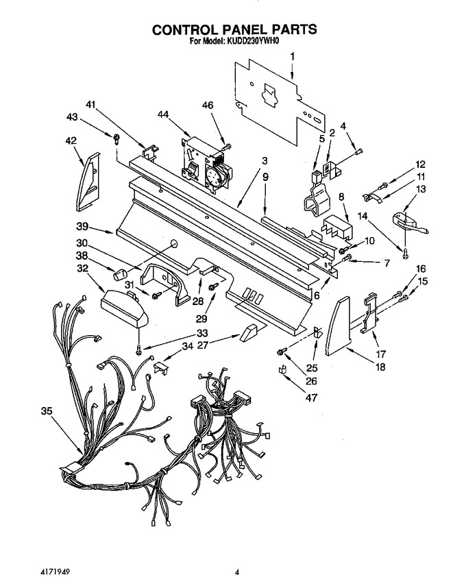 Diagram for KUDD230YWH0