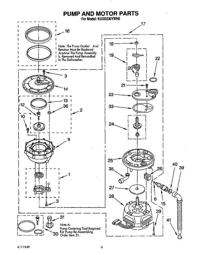 Diagram for KUDD230YWH0