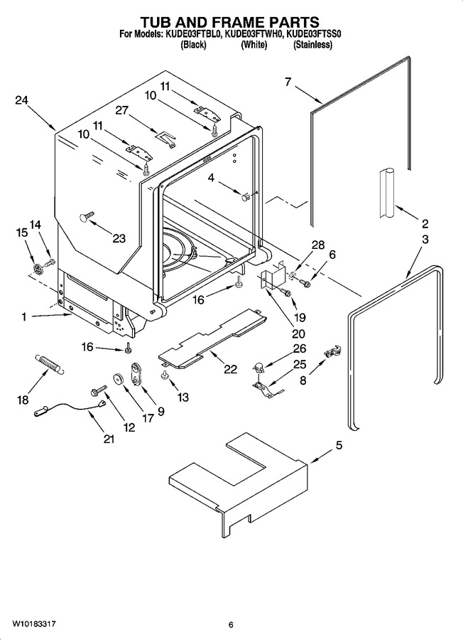 Diagram for KUDE03FTBL0