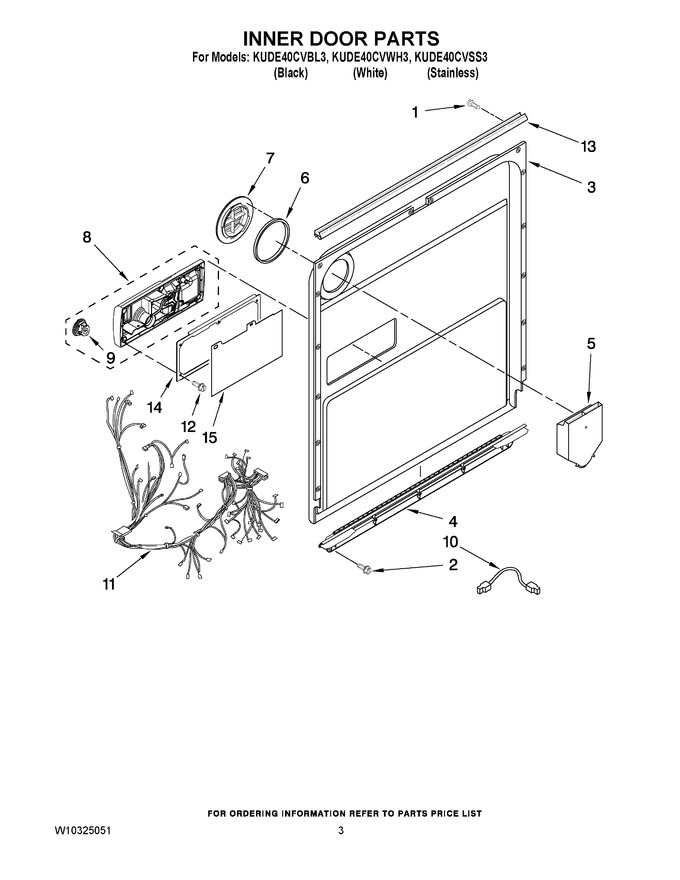 Diagram for KUDE40CVWH3