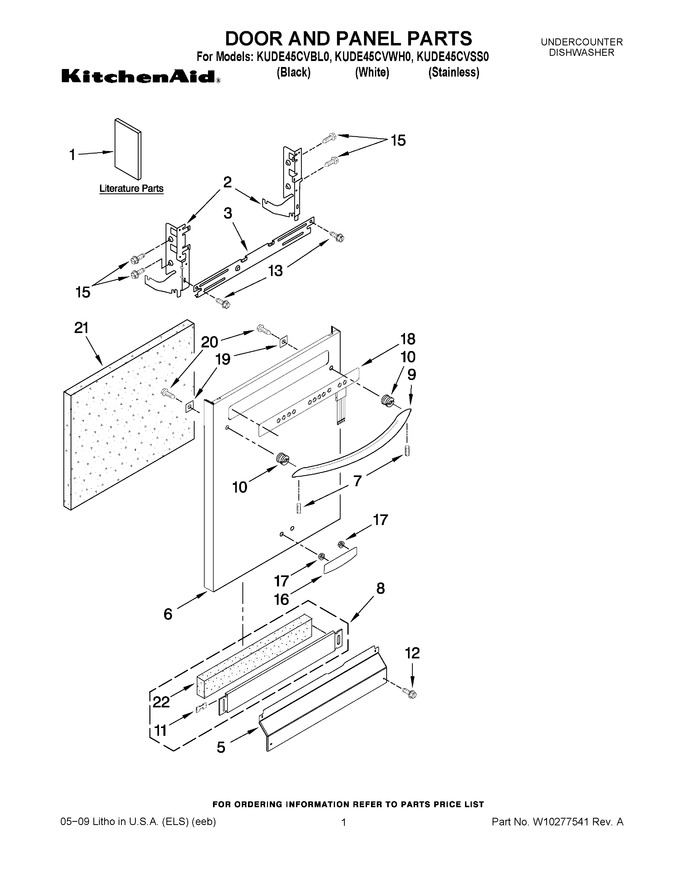 Diagram for KUDE45CVBL0