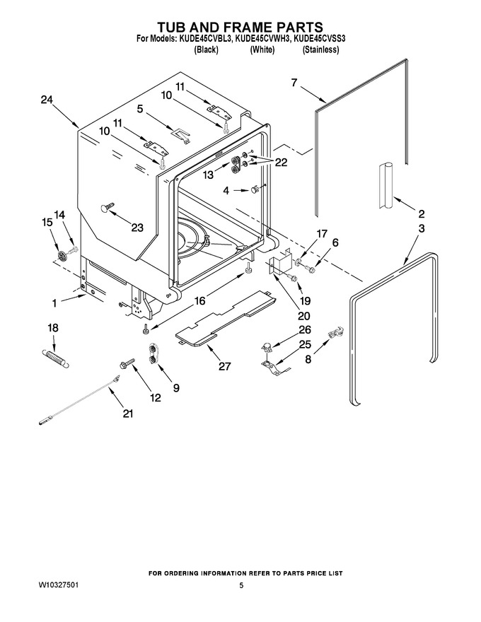 Diagram for KUDE45CVWH3